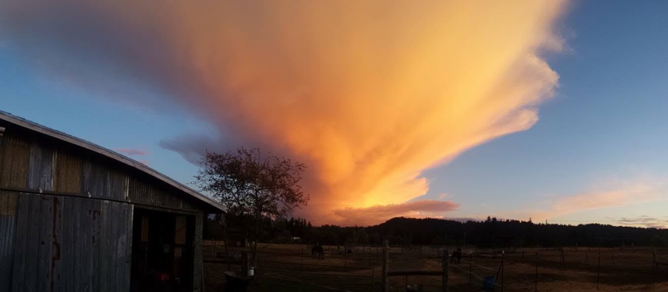 The sky over MoSa Ranch